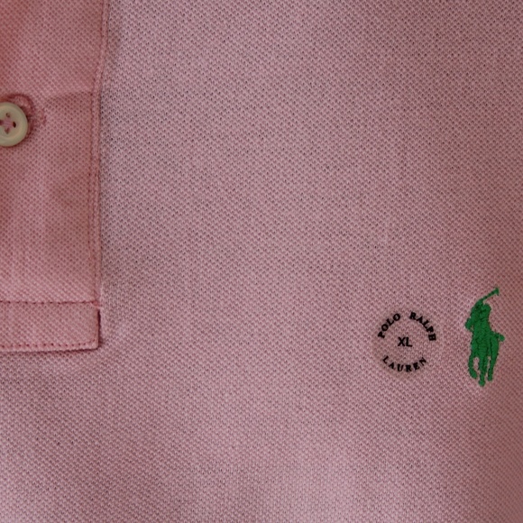 New Ralph Lauren Polo Shirt Baja Pink XL - Picture 6 of 8